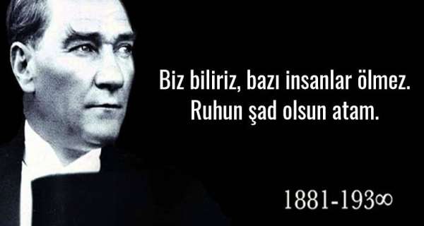 10 Kasım Sözleri